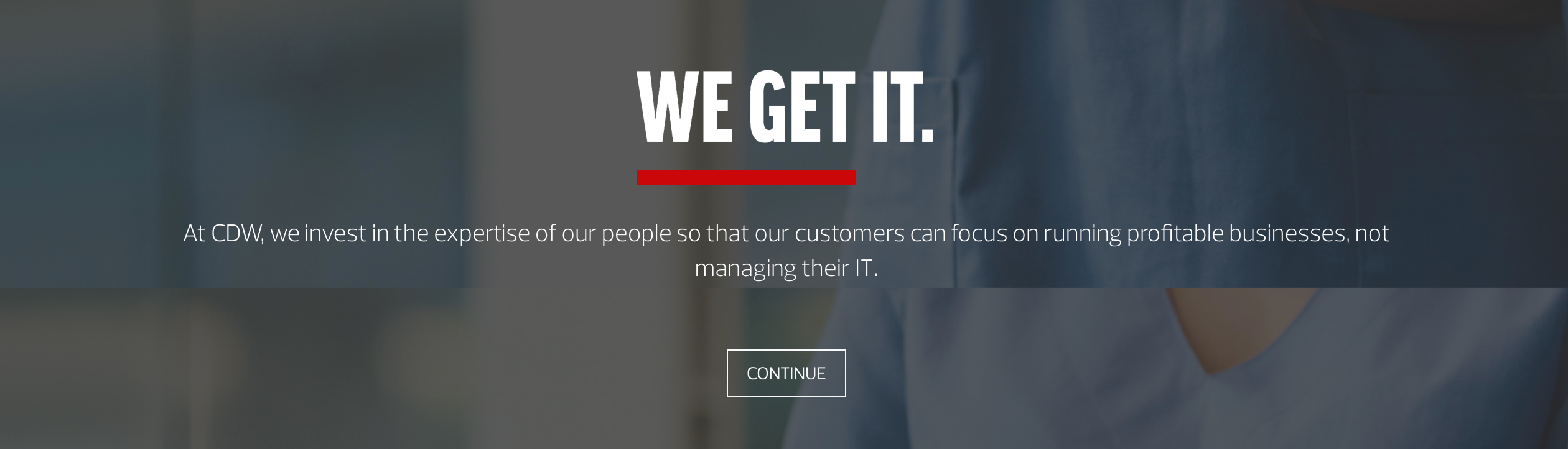 CDW - We Get IT